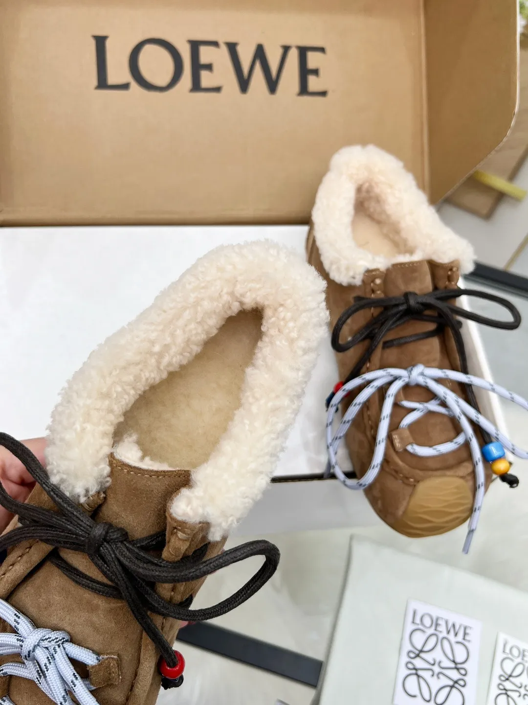 👟👟Ex-factory price 480👟👟 2025 autumn and winter Maoli new model, the same style as Wang Yibo! Kangaroo shoes, couple style Loewe Ballet Runner 2.0 sneakers, moral training shoes, new color matching retro series running shoes, standard size: 35–40